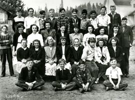 Our Lady of Lourdes School - 1949 Class Portrait