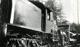 Logging train on Johnson Hill