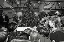 Christmas tree lighting ceremony at Coquitlam Public Library