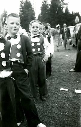 Page Boys at May Day celebrations