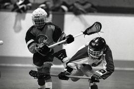 PeeWee B Lacrosse provincials Coquitlam vs Burnaby at Maple Ridge Arena