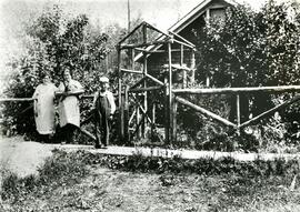 Roberts Family at their home at 201 Hart Street