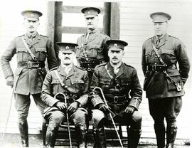 Colonel Tobin and other soldiers in the 29th Battalion of the Canadian Expeditionary Force