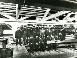 Group shot of Fraser Mills employees
