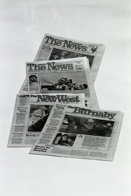 Rate card shots of four local newspapers