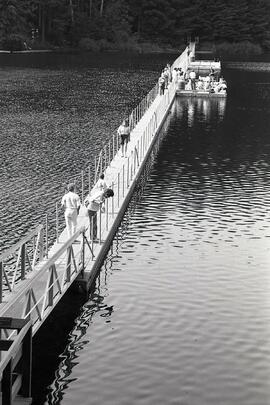 Floating walkway at Sasamat Lake