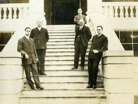 Staff Officers - J.B. Pumphrey, Dr. D. D. Freeze, Frank Vert, E. Rosselle, H. Hoult