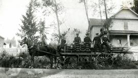 Fire Department wagon on Pitt River Rd.
