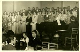 Joseph William Harris in a choir