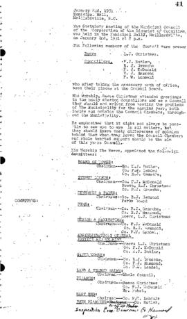 Regular Council Minutes - 1951