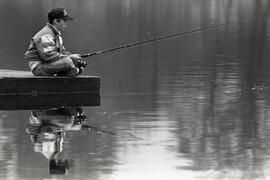 Colbey Todd fishing Como Lake