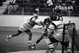 Senior A Lacrosse between New Westminster and Tri City at the Coquitlam Sports Centre, 633 Poirer...