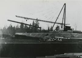Fraser Mills, Electric Tram with Long Boom