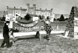 Prison Justice Day protest at the British Columbia Penitentiary
