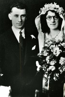 Denise and Lucien Racine - Wedding photograph
