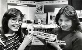 Two students with science project