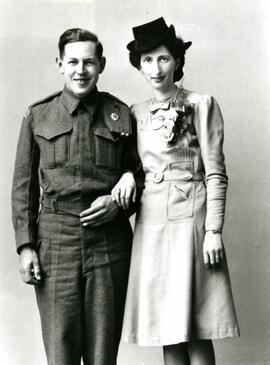 Wedding photograph - James McMichael and Mary Milliken