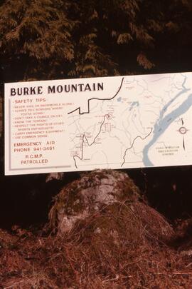 Burke Mountain sign