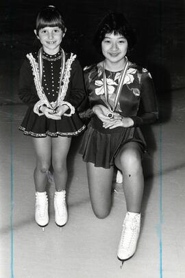 Figure skaters with medals
