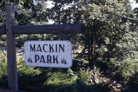 Mackin Park sign