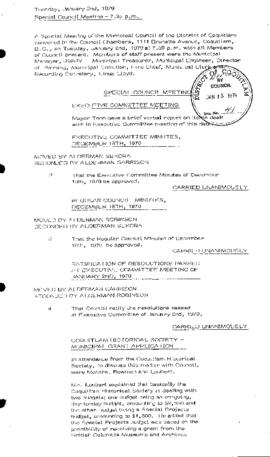 Regular Council Minutes - 1979