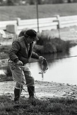 Fisherman at Lake Lafarge