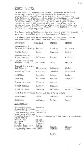 Regular Council Minutes - 1957