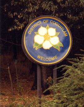 City of Coquitlam dogwood welcome sign