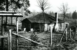 Log cabin on Dewdney Trunk Road