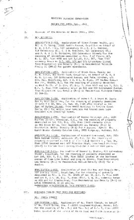 Committees Minutes - Various 1968 (Advisory Planning Commission, Civic Centre Development Committ...