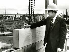 BC Place foundation stone laying ceremony