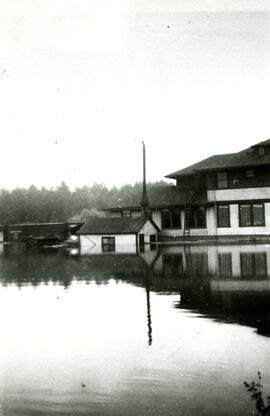 Flood at the Canadian Western Lumber Company main office