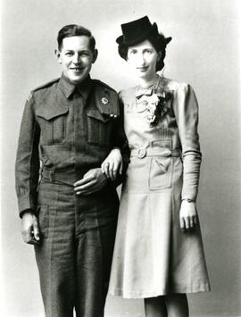 James and Mary McMichael on their Wedding Day