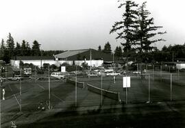 Tennis Court at The City of Coquitlam Sports Centre on Poirier