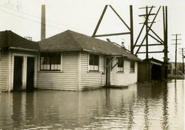 Flood at Fraser Mills