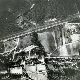 Aerial view of Homes for the Aged and cottages - BC353-23