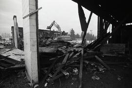 Demolition of Metro Motors Body Shop at 2505 Lougheed Highway