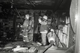 Lord Baden-Powell school library fire