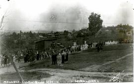 Religious procession through Maillardville