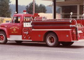 Fraser Mills fire truck