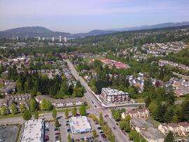 Aerial view of Coquitlam