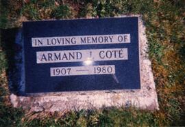 Grave of Armand Coté