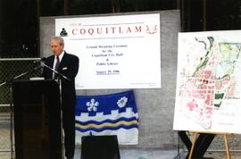 Sod turning for the new Coquitlam City Hall
