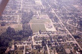 Aerial of Miller Park and Miller School