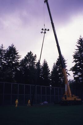 Lighting installation in Blue Mountain Park