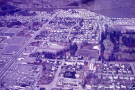 Aerial of North Road near Brookmere Park