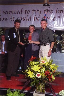 Riverview Horticultural Centre Society members at an award ceremony