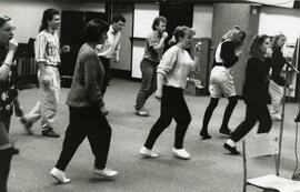 Show choir in rehearsal