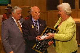 Presentation of the Freedom of the City Award to Don Cunnings