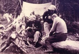 Professor John Davidson in Black Tusk Meadows in Garabaldi Provinicial Park